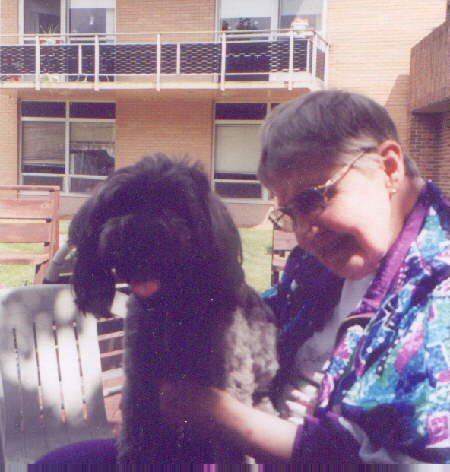 Sidney the dog with Harma Lemon