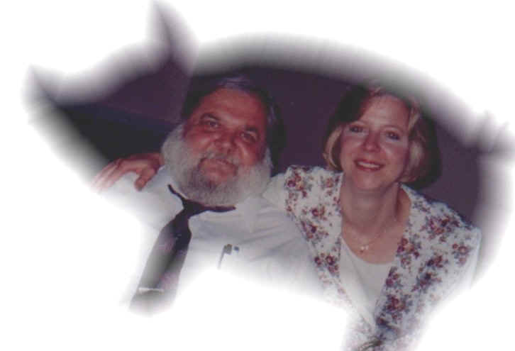 Sharon Lemon in a cutout-shaped photo